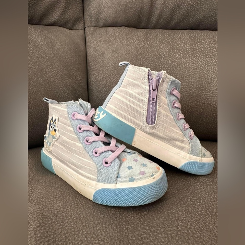 Toddler Bluey high top sneakers